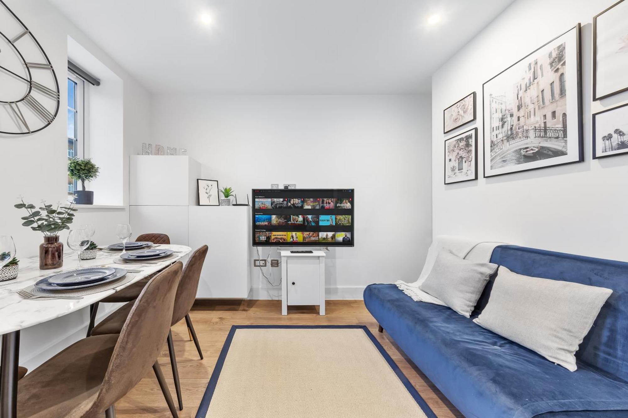 Central London Two Bedroom Serviced Apartment - Nine Elms Luxury Stay - Vauxhall & Westminster Luaran gambar